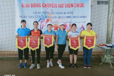 Hưởng ứng đợt phát động thi đua chào mừng kỉ niệm 40 năm ngày Nhà giáo Việt Nam (20/11/2022 – 20/11/2022).