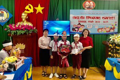 Cuộc thi hùng biện Tiếng Anh cấp trường English speaking contest school year 2022-2023