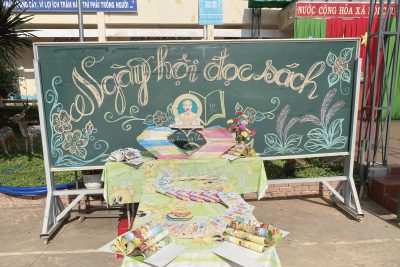 Trường Tiểu học Quang Trung Hưởng ứng Ngày sách Việt Nam với chủ đề: Sách người bạn của chúng em